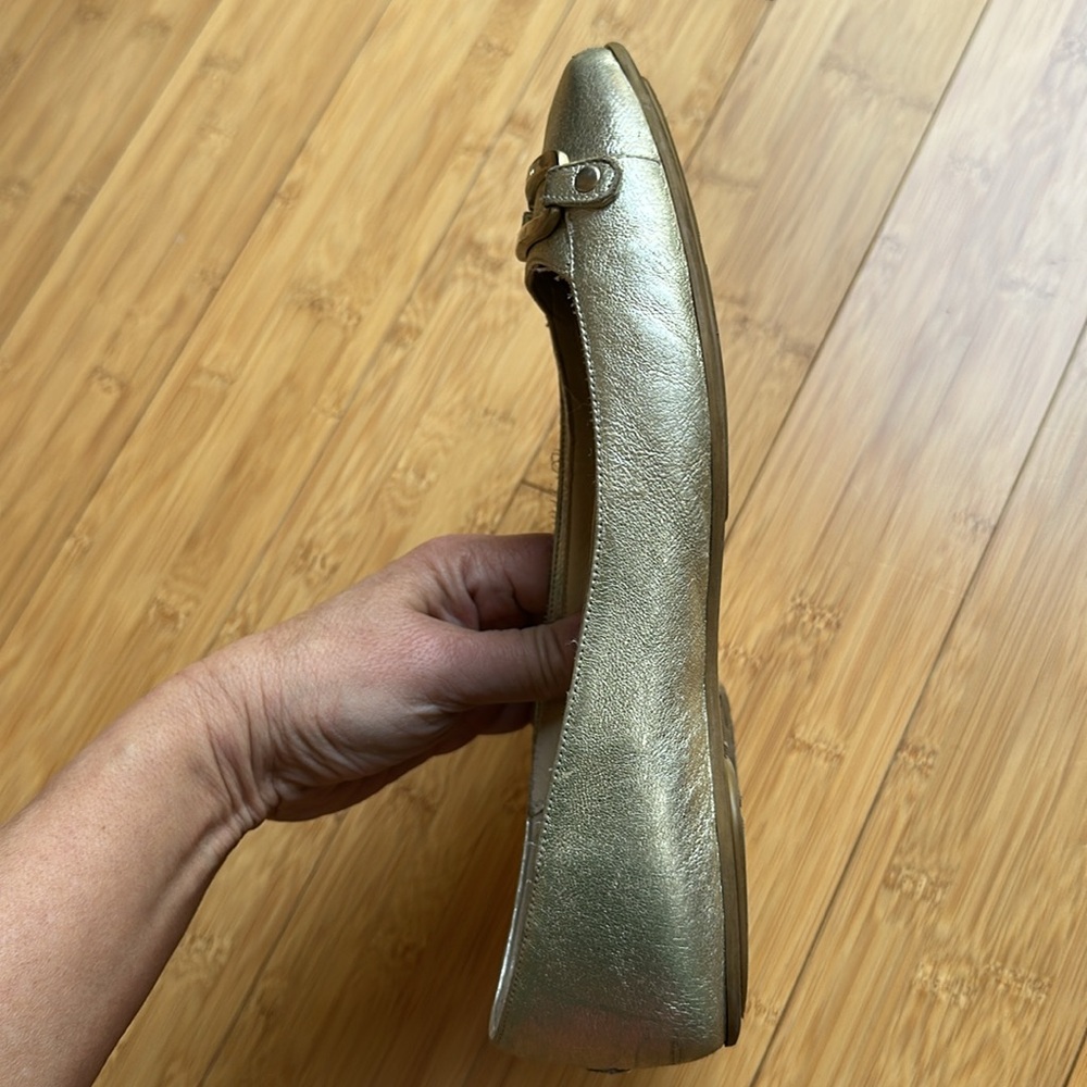 Jimmy Choo flats metallic gold size 40